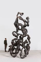 Go in One Ear and out The Other by Hu Qingyan contemporary artwork sculpture