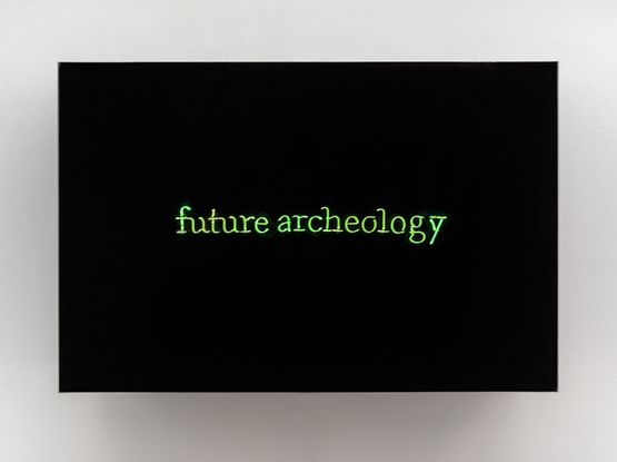 Future archeology by Laurent Grasso contemporary artwork Sculpture