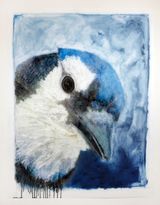 Portraits Blue Jay by Ida Applebroog contemporary artwork painting
