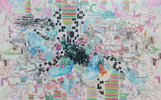 Once There was Also Twice by Liang Wei contemporary artwork Painting