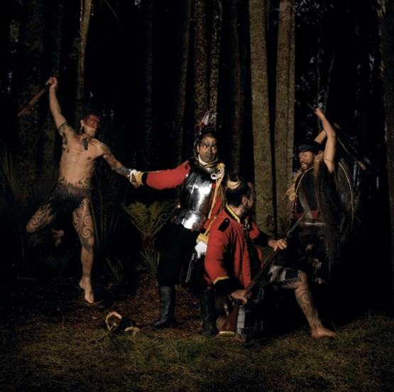 Battle of the Noble Savage by Greg Semu contemporary artwork Photography