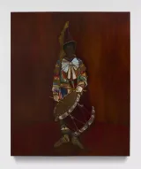 Young Masquerade by Gideon Appah contemporary artwork painting