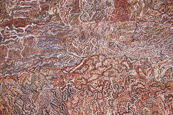 Contemporary art exhibition Mavis Ngallametta Three Paintings at Martin Browne Contemporary Sydney Australia