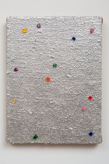 Silver Monochrome by John Nixon contemporary artwork mixed media