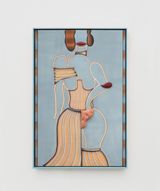 Rubber Band Girl by Eva Zhang contemporary artwork painting works on paper sculpture
