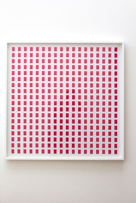 Red sliding   by Marco Maggi contemporary artwork Drawing