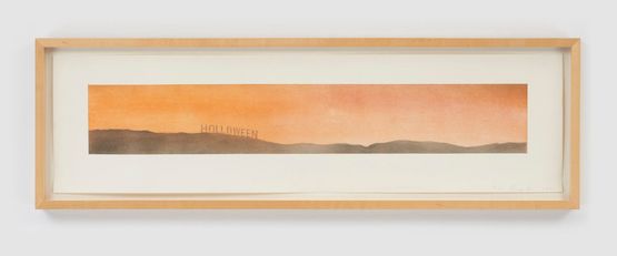 Holloween by Ed Ruscha contemporary artwork Works on Paper