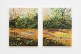 Sketch for Hollow Pond Orange Mud by Hannah Brown contemporary artwork painting