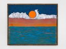Big Ocean Caribbean Blues L August 2024 by Alvaro Barrington contemporary artwork Painting