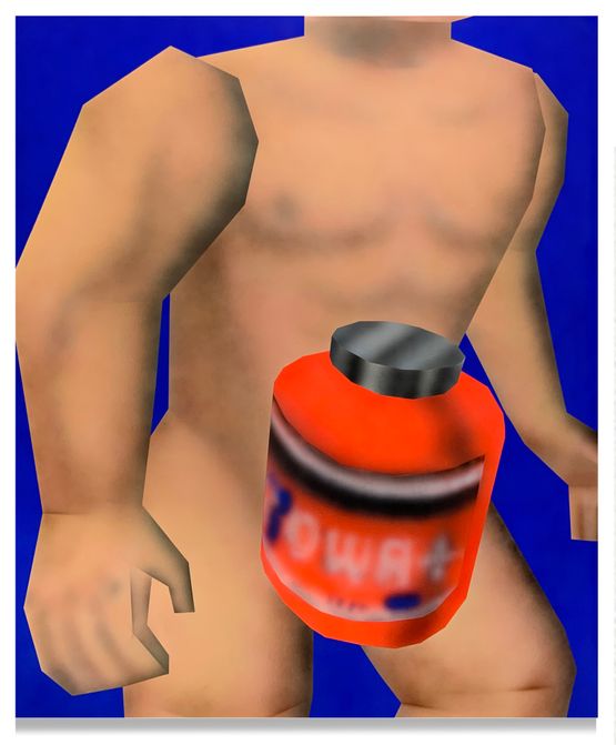 First fuck your protein powder by Gao Hang contemporary artwork Painting