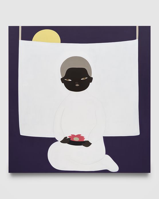 Akai Hana Murasaki by Asuka Anastacia Ogawa contemporary artwork Painting