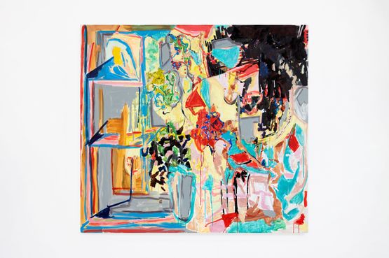 Surroundings by Hayley Tompkins contemporary artwork Painting