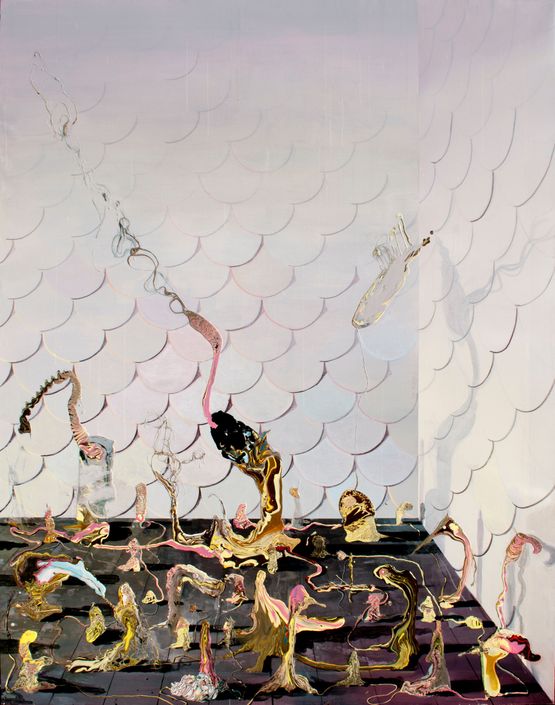 Atrocity exhibition by Jose Castiella contemporary artwork Painting