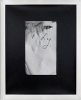 ILY from the Love Note series by Marie Shannon contemporary artwork print
