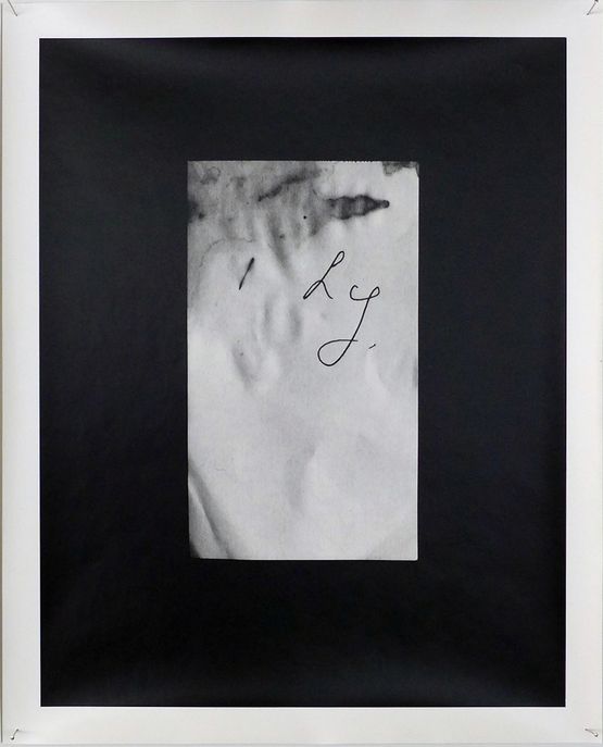ILY from the Love Note series by Marie Shannon contemporary artwork Print