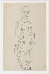 Femme debout Standing Woman by Pablo Picasso contemporary artwork drawing works on paper