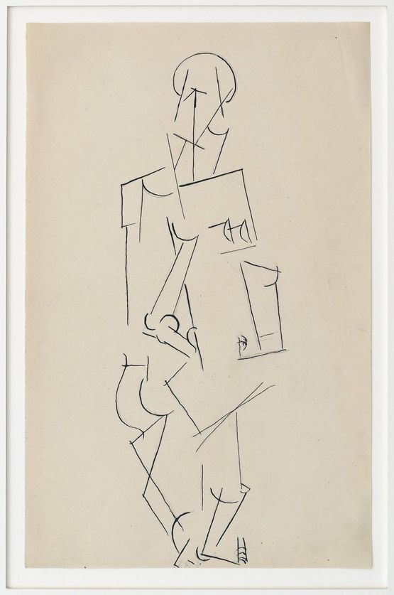 Femme debout Standing Woman by Pablo Picasso contemporary artwork Works on Paper