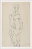 Femme debout Standing Woman by Pablo Picasso contemporary artwork Works on Paper