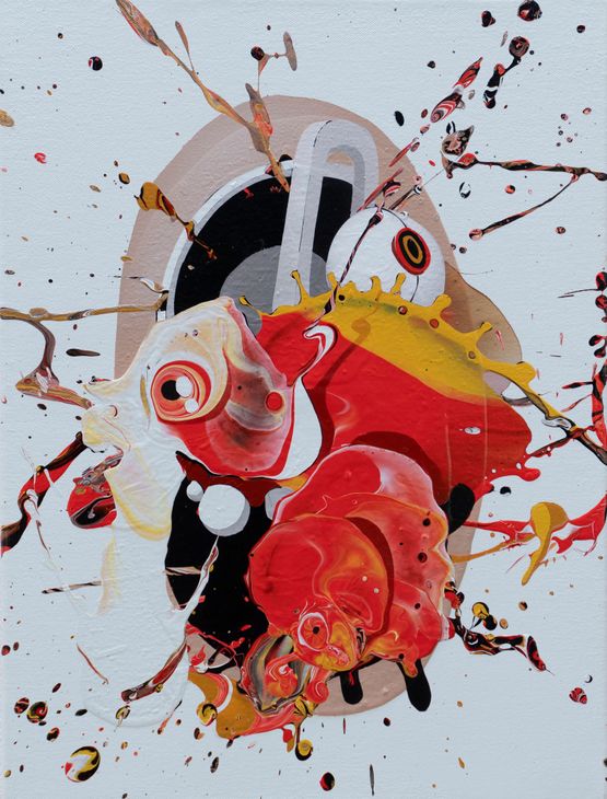 Jinete III by Jose Castiella contemporary artwork Painting