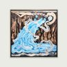A Whirlpool Kissed My Closed Eyes to Reach My Shelter A Vision from September by Alymamah Rashed contemporary artwork Painting