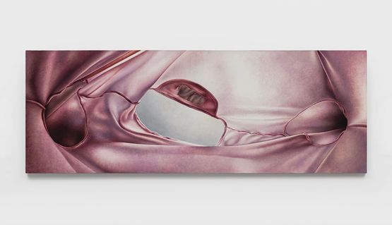 Fathers Sleeping Shirt by Lukas Luzius Leichtle contemporary artwork Painting