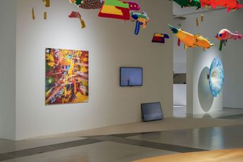 Contemporary art exhibition Group Exhibition Innocent Rehearsal Ball Paper Blade at Tabula Rasa Gallery Beijing China