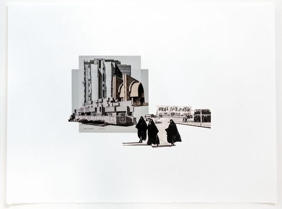 Monument Free by Sama Alshaibi contemporary artwork Works on Paper