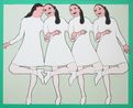 Debbie Millstein Swallowed a Thumbtack by John Wesley contemporary artwork Painting