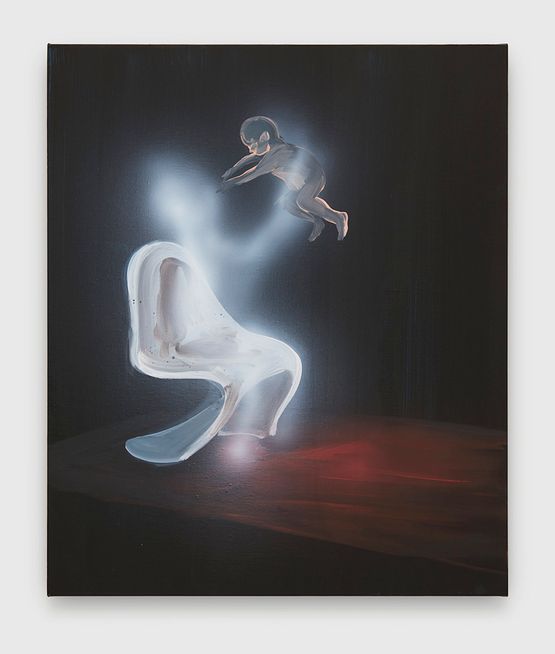 Ghost Sitter 3 by Tala Madani contemporary artwork Painting