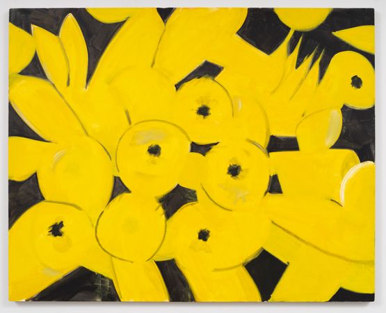 Daffodils 2 by Alex Katz contemporary artwork Painting