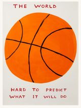 The World by David Shrigley contemporary artwork painting print