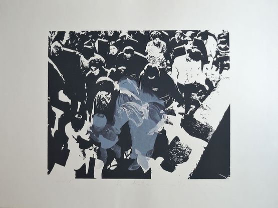 Work13 by The Estate of Katsuro Yoshida contemporary artwork Print