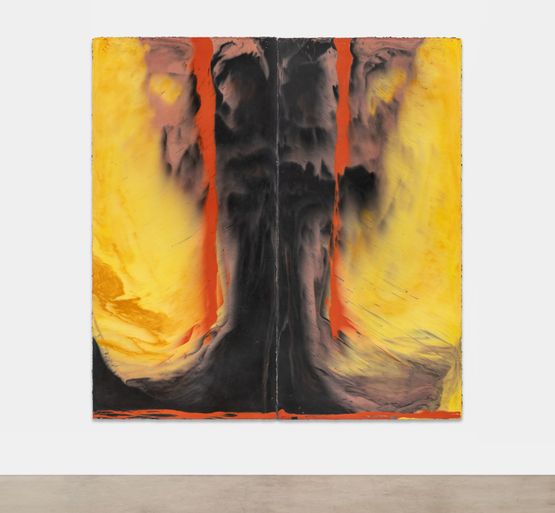 Untitled the body  the pyre a bootstrap paradox by Harminder Judge contemporary artwork Painting