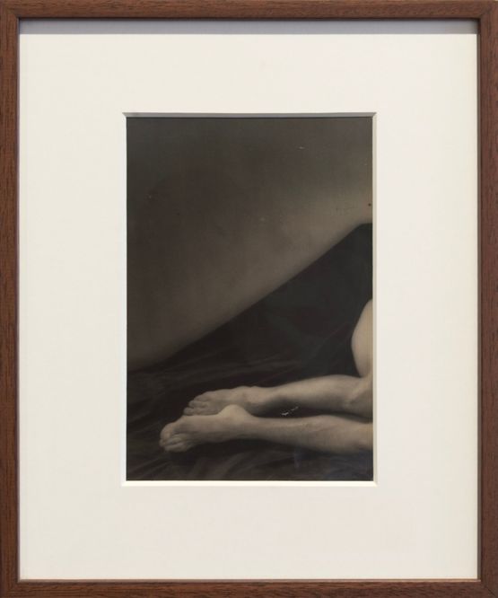 Male - folded legs by Lionel Wendt contemporary artwork Photography
