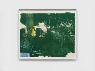 ScreenColors 6, 2025 by Rita Ackermann, Oil and silkscreen print