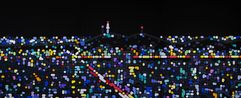 Rhythm In Seoul 2 by Yoon Hyup contemporary artwork Painting