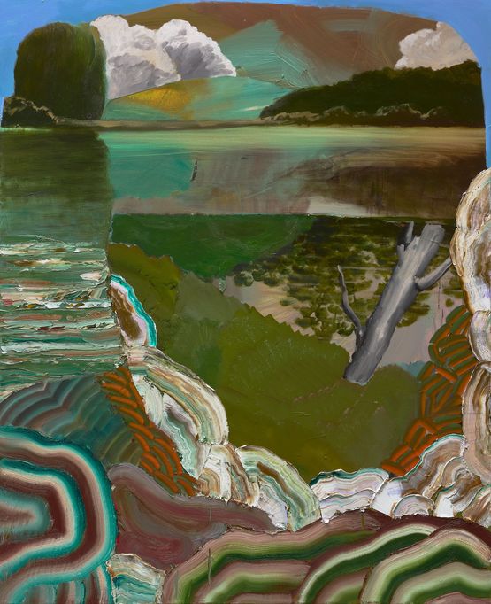 Oyster by Guido Maestri contemporary artwork Painting