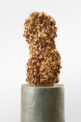 Odore di Femmina - A Lucky Bird on a Red Field by Johan Creten contemporary artwork sculpture