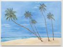 The Beach and Palms by Karen Kilimnik contemporary artwork Painting