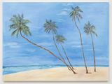 The Beach and Palms by Karen Kilimnik contemporary artwork painting