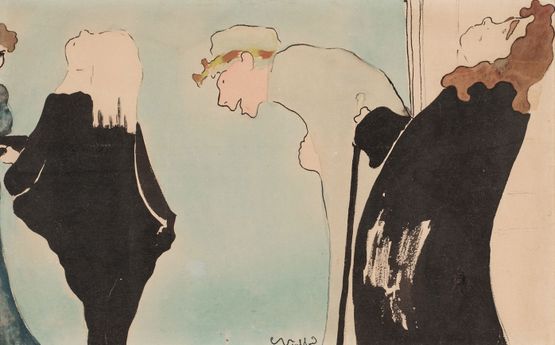 Coquelin Cadet dans Le Malade imaginaire by Edouard Vuillard contemporary artwork Works on Paper
