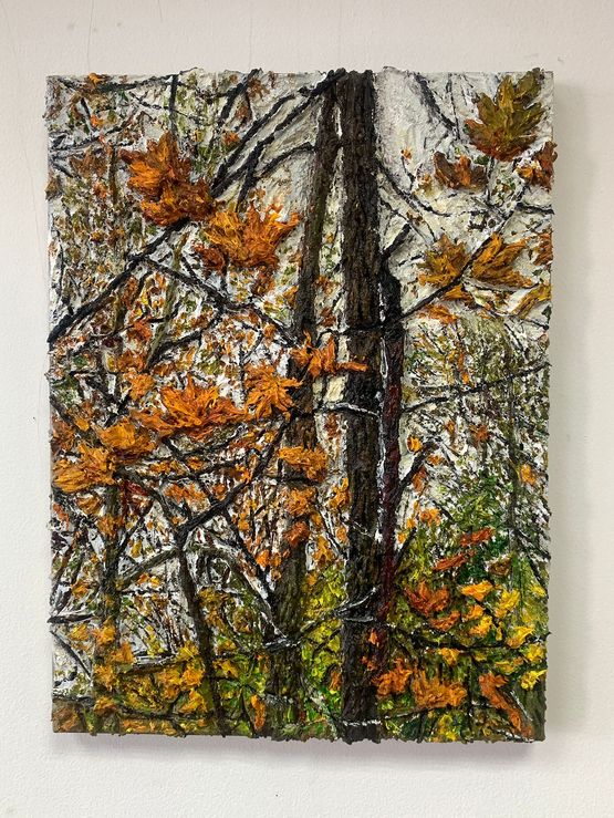 Jabal Moussa II by Tamara Haddad contemporary artwork Mixed Media