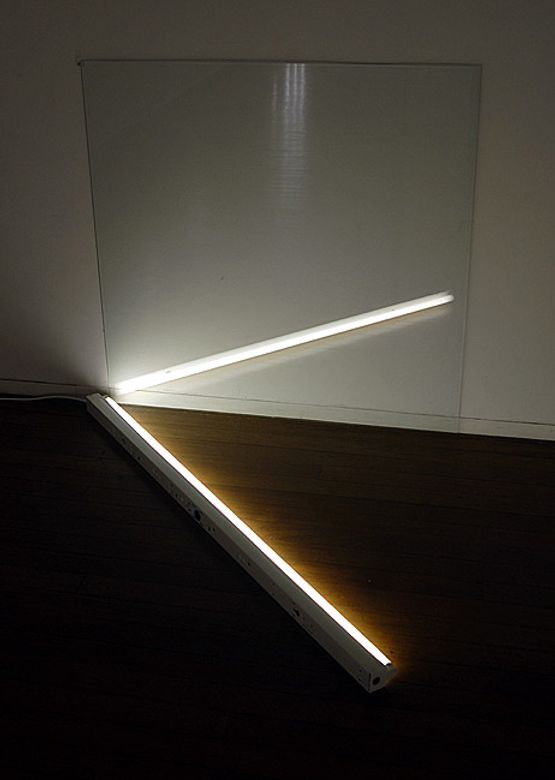 Light going in 45 degrees by Bill Culbert contemporary artwork Sculpture