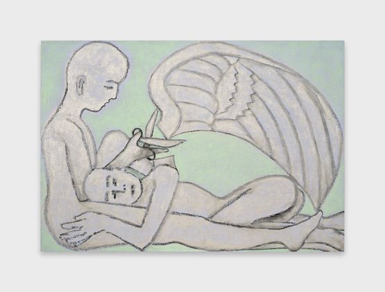 Scissors by Francesco Clemente contemporary artwork Painting