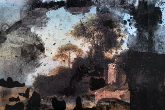 Paesaggio by Arcangelo contemporary artwork Painting