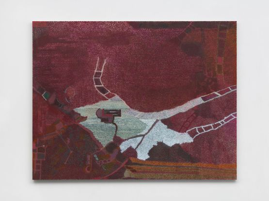 Unearthed by Simone Griffin contemporary artwork Painting