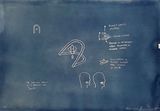 BLUE PRINT - Mouthpiece by Aaron Bezzina contemporary artwork print