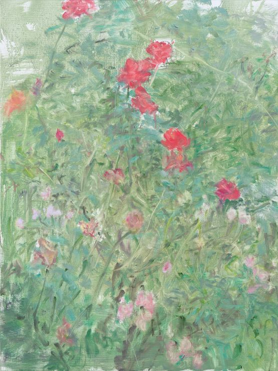 Miscellaneous Flowers by He Duoling contemporary artwork Painting
