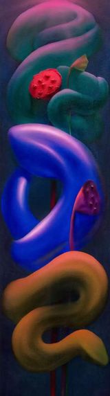 Coiled by Nianxin Li contemporary artwork painting