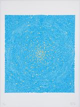 Blue Dome by Y.Z. Kami contemporary artwork sculpture print